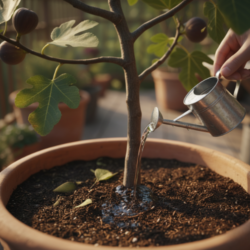 growing brown turkey fig tree at home